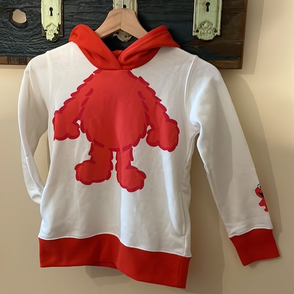 Universal Studios Japan Sesame Street Elmo Hoodie Sweater - Picture 5 of 14